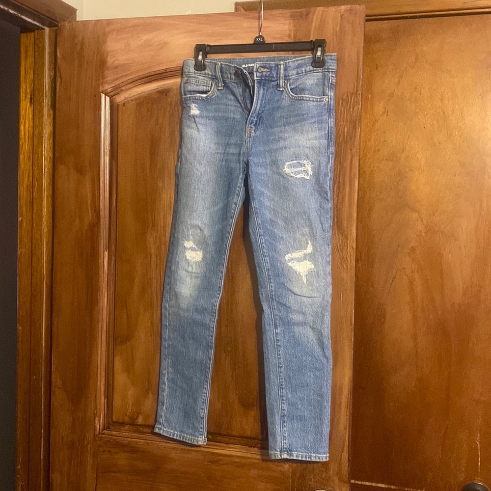 Boys distressed denim jeans